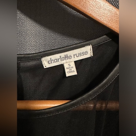 Charlotte Russe Lace Black Mini Dress - Picture 2 of 5